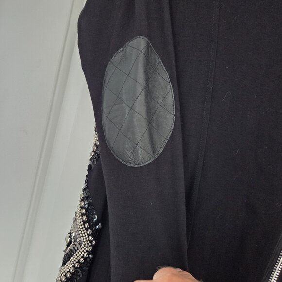 Rock N' Karma maxi sequined zipperd front back dress. Size medium - Picture 4 of 9